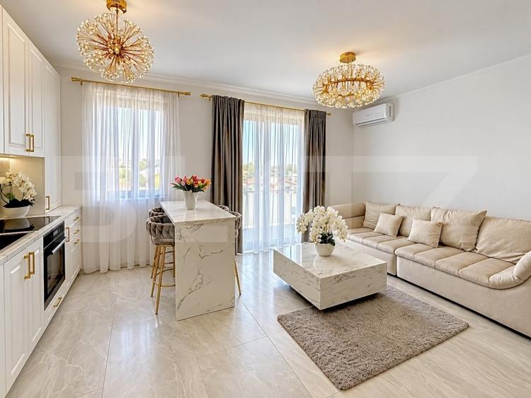 Apartament cu 2 camere semidecomandat, mobilat în Giroc