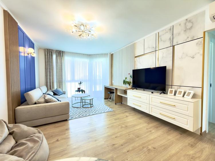 Apartament cu 2 camere semidecomandat, mobilat în Floreasca