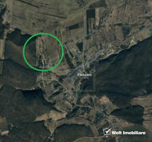 Teren agricol extravilan de 20700 mp, în Pădureni (Chinteni)
