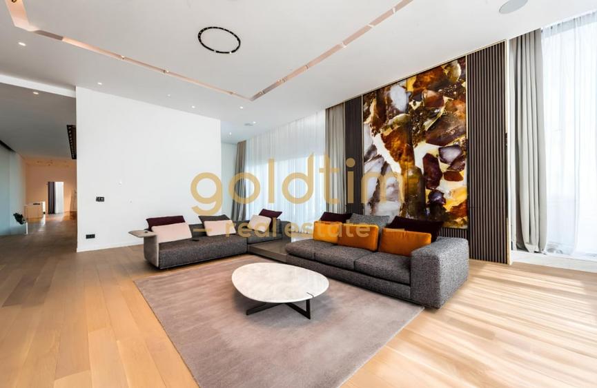Apartament cu 4 camere semidecomandat, mobilat în Herăstrău