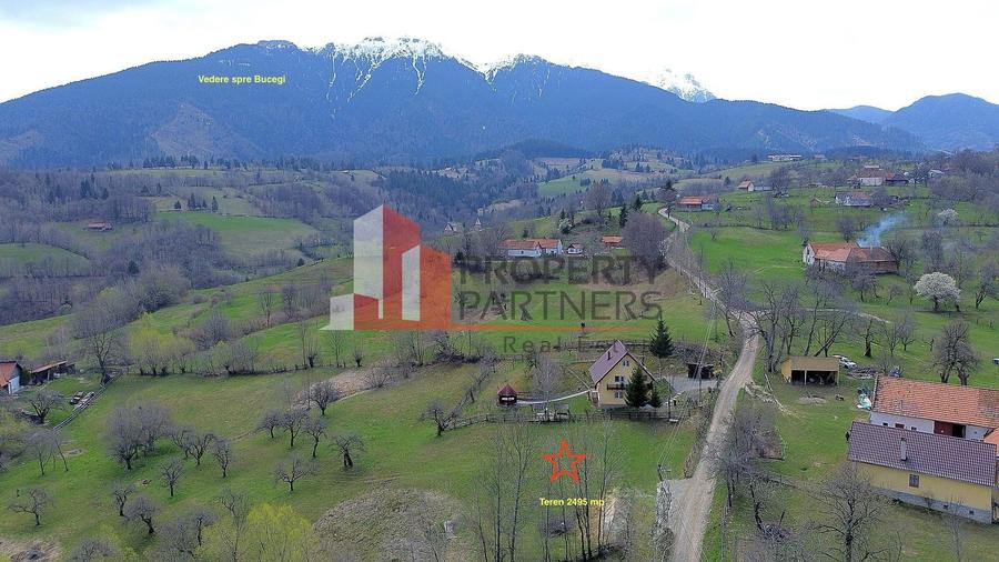 Teren Construcții intravilan de 2495 mp, în Bran