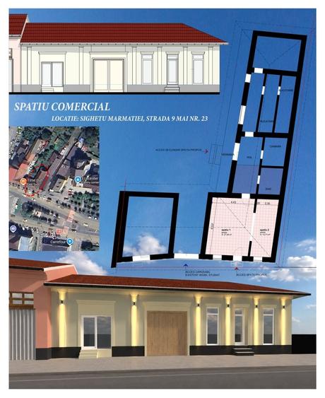 Spațiu comercial, de 150 mp, în Ultracentral