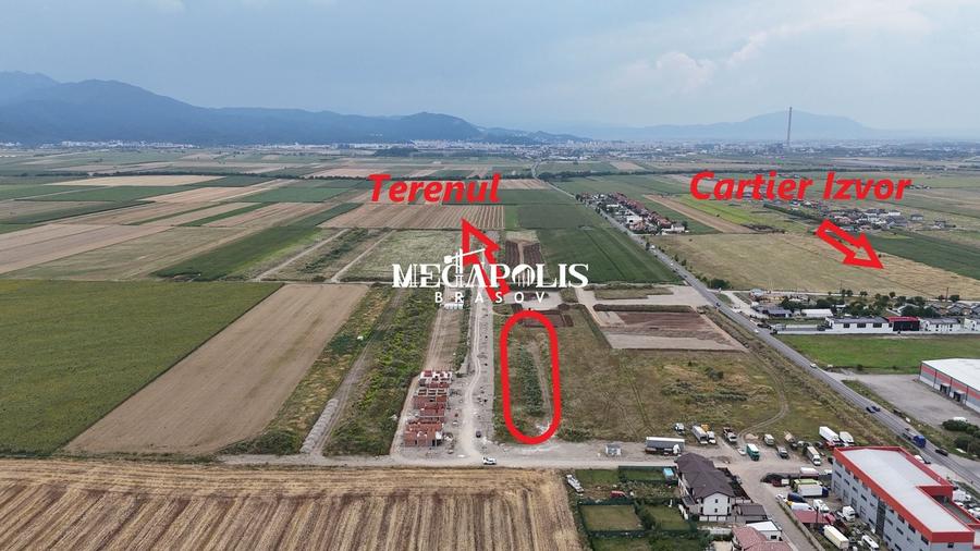 Teren Construcții intravilan de 4500 mp, în Est