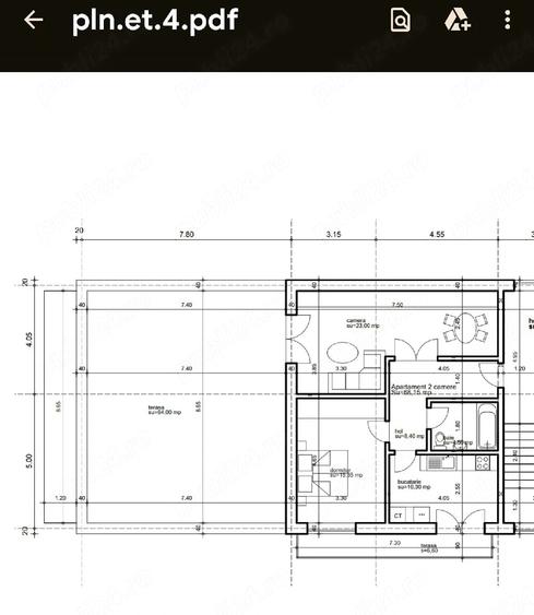 Apartament cu 2 camere decomandat în Central