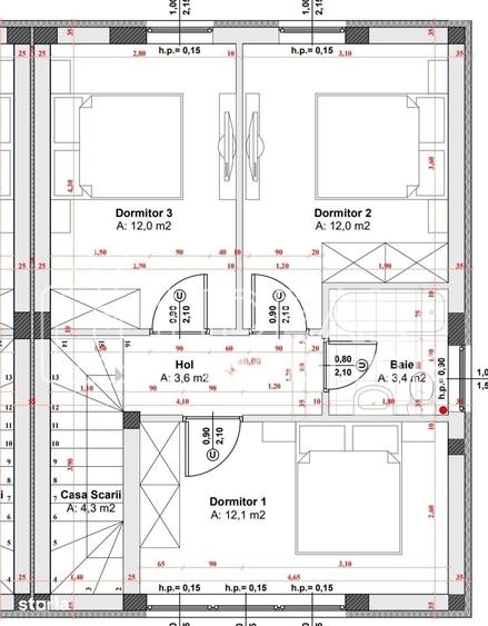 Casă cu 4 camere cu Teren 270 Mp în Cisnădie