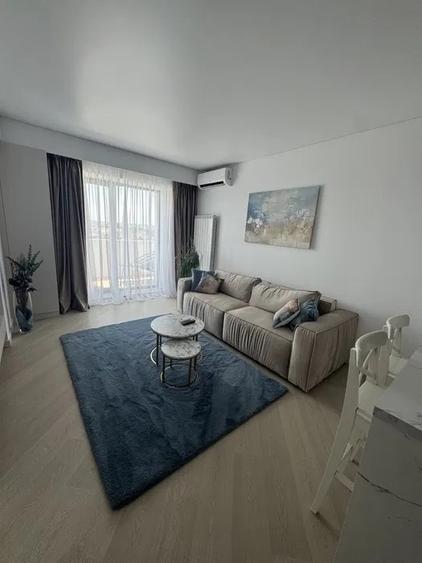 Apartament cu 2 camere semidecomandat, mobilat în Pipera — fotografia 3