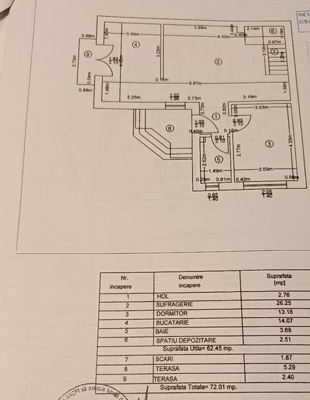 Duplex cu 4 camere cu Canalizare în Balotești
