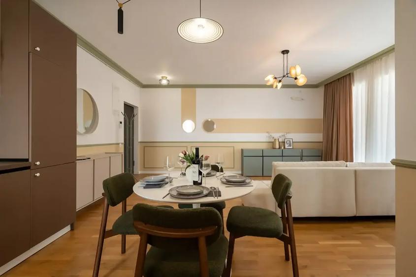 Apartament cu 2 camere semidecomandat, mobilat în Tineretului
