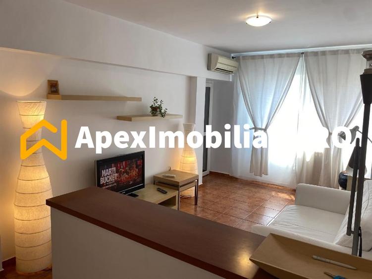 Apartament cu 2 camere semidecomandat, mobilat în Dorobanți