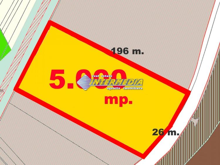 Teren Construcții intravilan de 5000 mp, în Exterior Vest