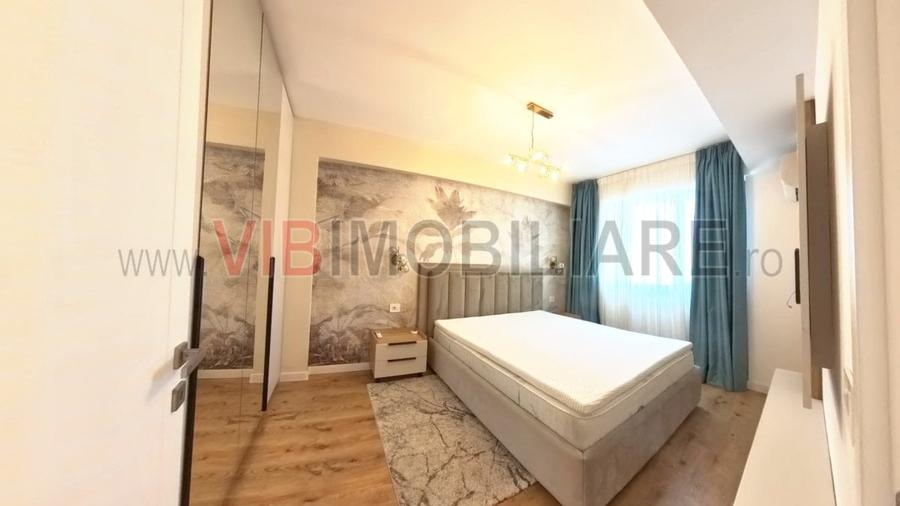 Apartament cu 2 camere semidecomandat, mobilat în Pipera
