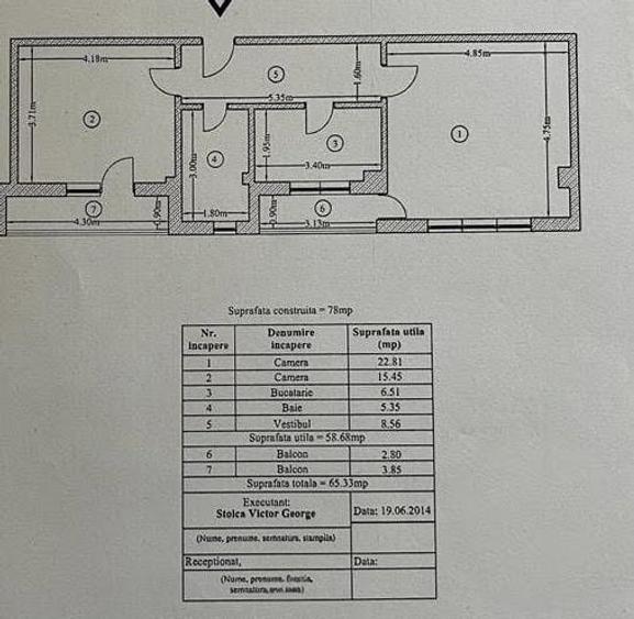 Apartament cu 2 camere decomandat în Mihai Bravu