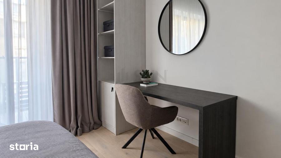 Apartament cu 2 camere semidecomandat, mobilat în Pipera