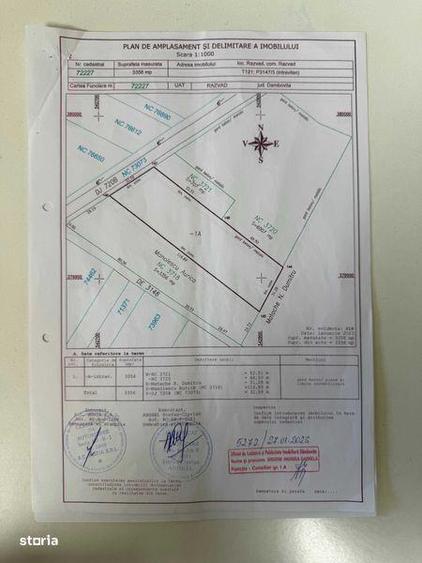 Teren de 3356 mp, în Răzvad