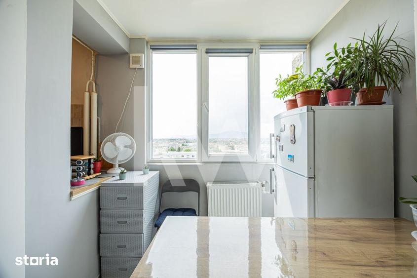 Garsoniera renovata | Complet mobilata | Zona Tractorul - comision 0%! - 12