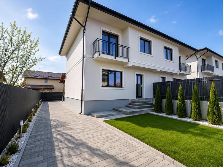 Duplex cu 4 camere cu Canalizare în Popas Păcurari
