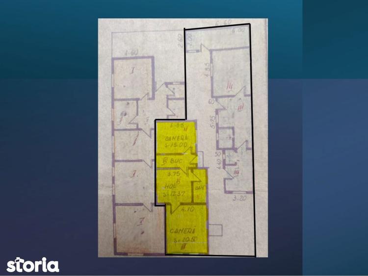 Casă cu 2 camere cu Teren 90 Mp în Terezian