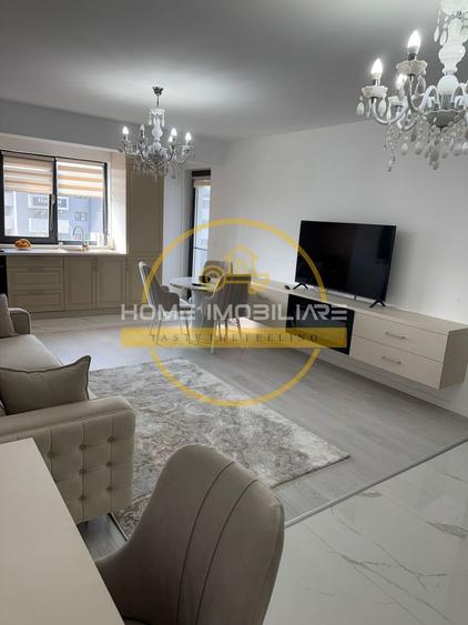 Apartament cu 2 camere semidecomandat, mobilat în Vișani