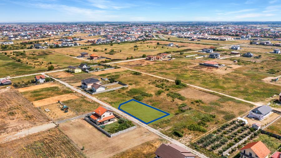 Teren Construcții intravilan de 855 mp, în Moșnița Nouă