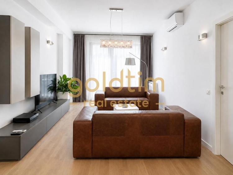 Apartament cu 3 camere semidecomandat, mobilat în Herăstrău