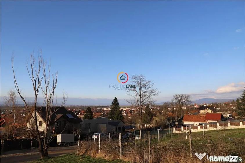 Teren insorit cu panorama deosebita strada Coastei - Sacele (Brasov) - 7