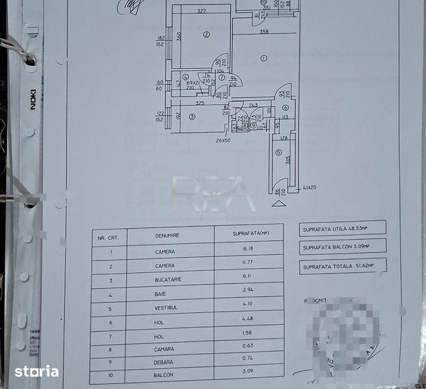 2 camere, 2/10, 52mp-Parc Drumul Taberei - 15