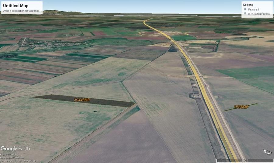 Teren agricol extravilan de 41225 mp, în Dumbrava