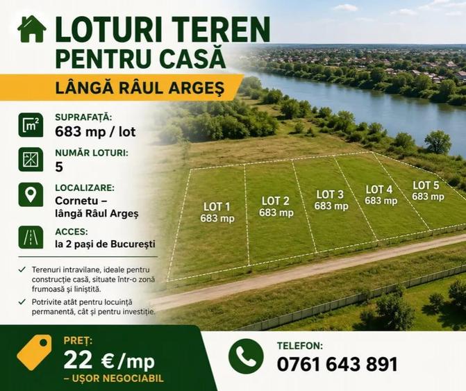 Loturi teren pentru casa 683mp - 1