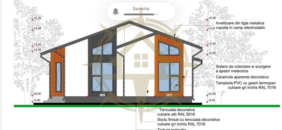 Casă cu 3 camere cu Teren 390 Mp în Crevedia