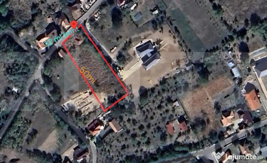 Teren de 1606 mp, în Bună Ziua