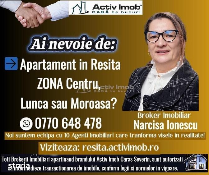 Apartament cu 3 camere semidecomandat în Luncă