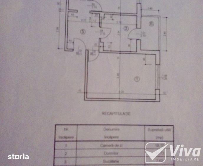 Apartament cu 2 camere decomandat în Cug