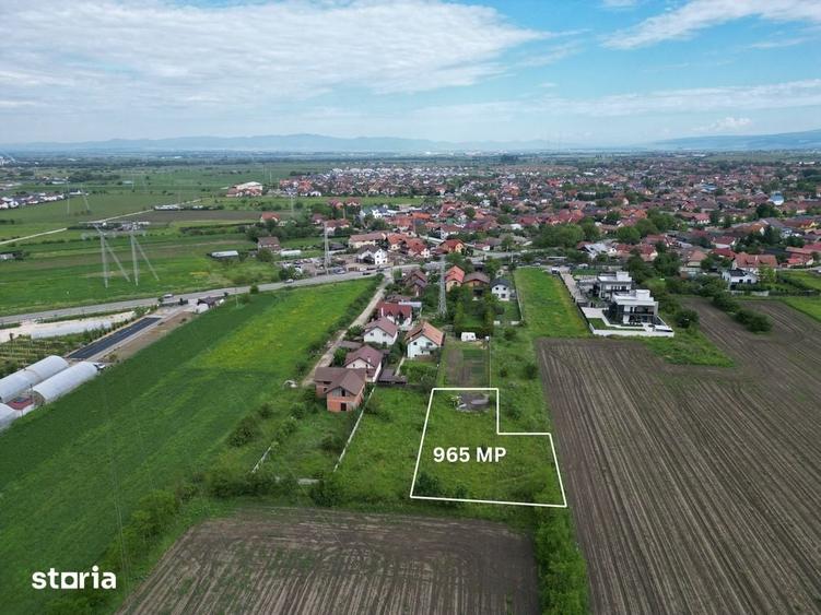 Teren de 965 mp, în Sânpetru