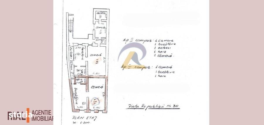Ultracentral Medias 4 apartamente + spatiu, teren 828 mp - 2