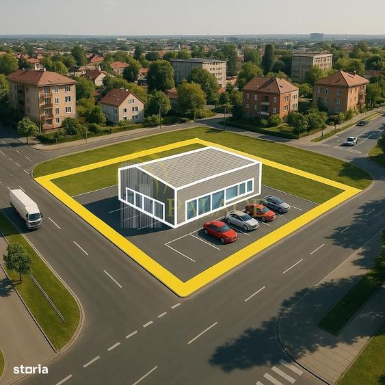 Teren 1700mp, Oportunitate Comerciala, Central Popricani - 1