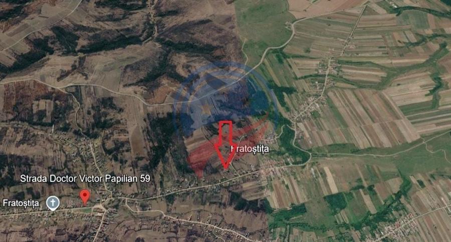 Teren Construcții intravilan de 8227 mp, în Fratoștița