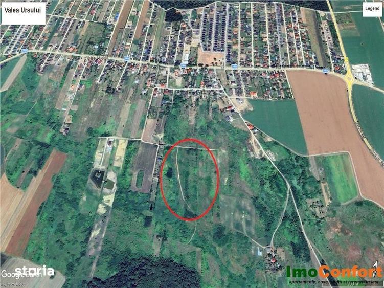 11 EURO pe mp! 7800mp teren in Valea Ursului - 1
