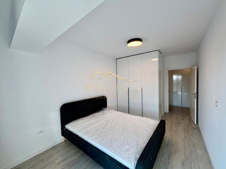 Apartament cu 2 camere semidecomandat, mobilat în Băneasa