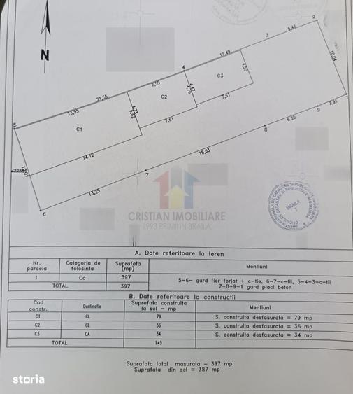 Casa 3 camere caramida si boltari, zona Centrala , Sup terenului 397 - 12