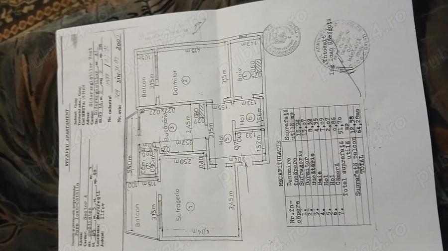 Apartament cu 2 camere decomandat în Vest
