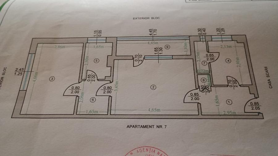 Apartament cu 2 camere semidecomandat în Orizont