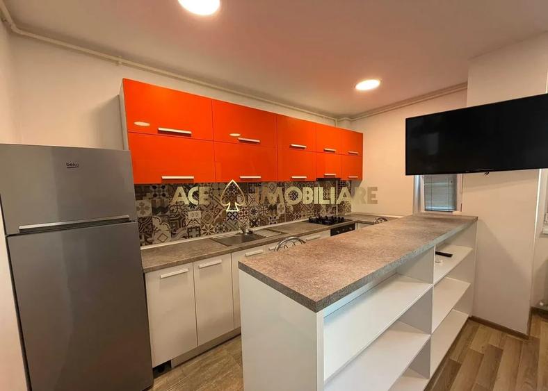 Apartament cu 2 camere semidecomandat, mobilat în Grozăvești