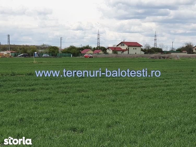 Teren de 800 mp, în Balotești