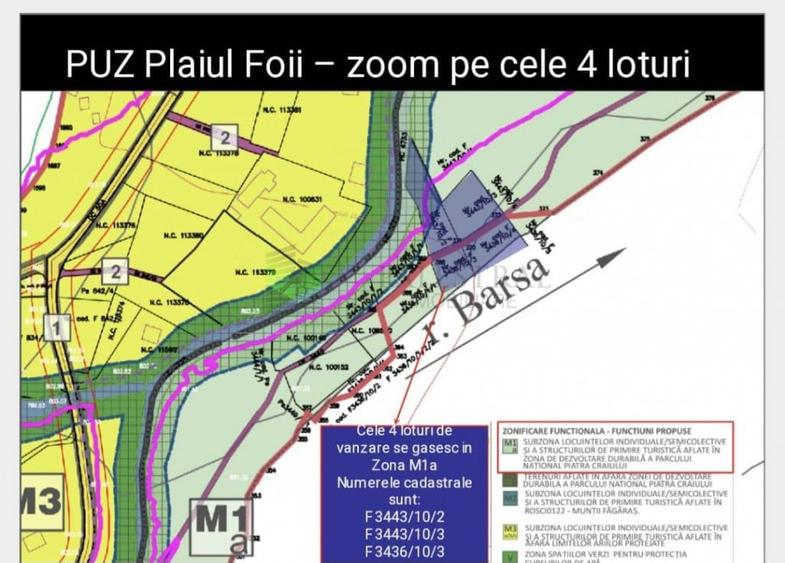 Teren de 12150 mp, în Plaiul Foii