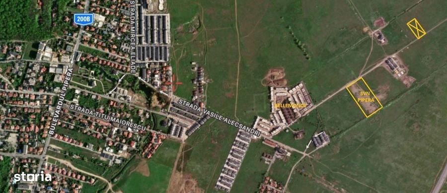 Teren pipera, 2000mp, SVN pipera, str. Elisabeta Rizea, deschidere 24m - 3