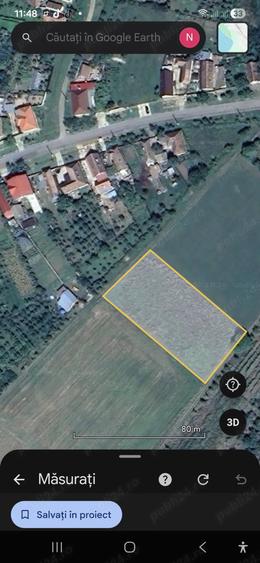 Teren de 3000 mp, în Mâsca