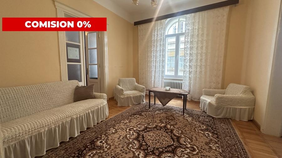 Apartament cu 3 camere semidecomandat, mobilat în Ultracentral