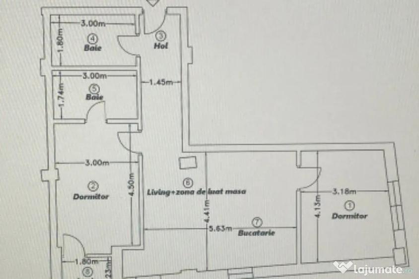 Apartament 3 camere, 69,56mp | Zona Calea Baciului | Cluj | - Cluj-Napoca (Cluj) - 3