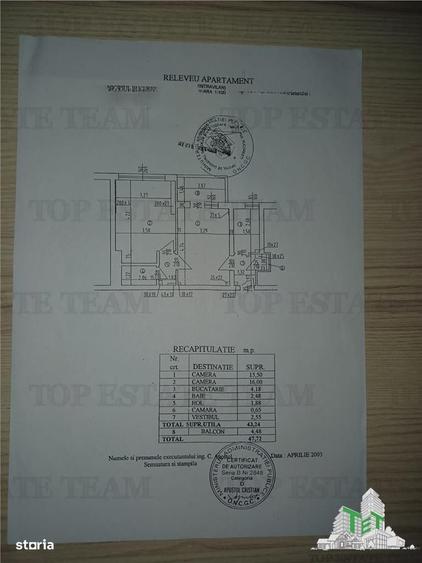 Apartament cu 2 camere decomandat în Gara de Nord