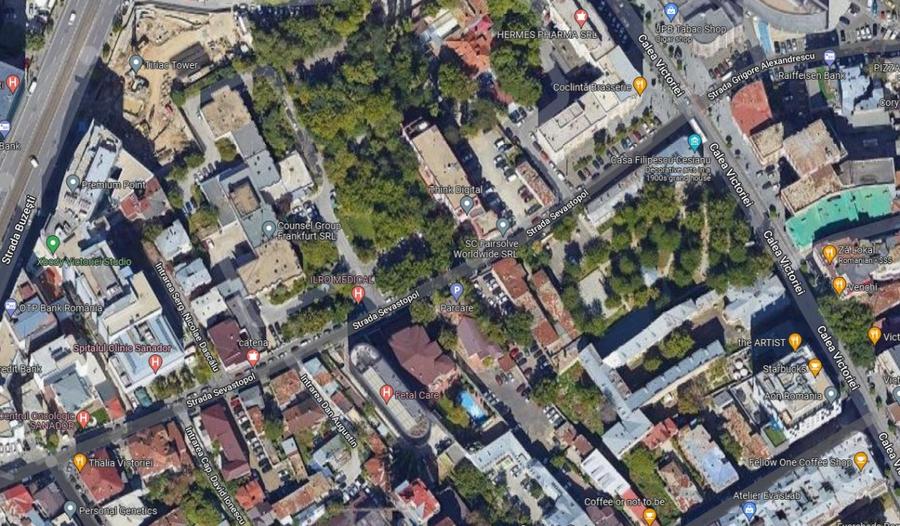 Teren Construcții intravilan de 970 mp, în Calea Victoriei